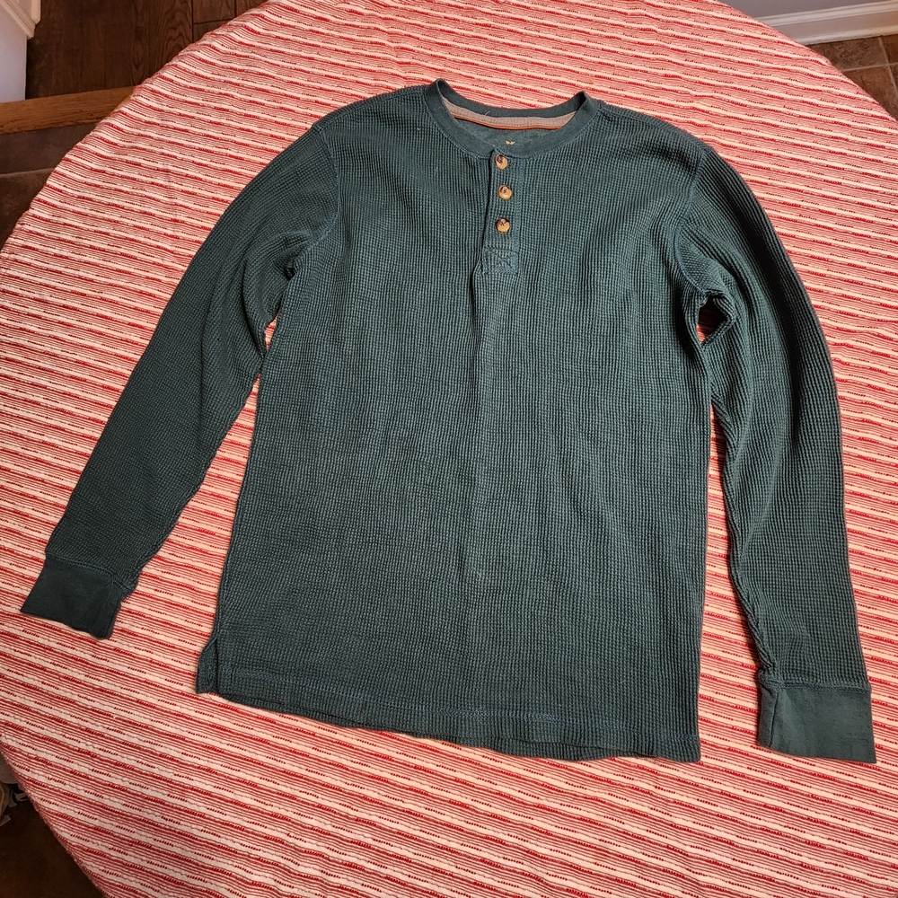 Outdoor Life Teal Long Sleeve Shirt